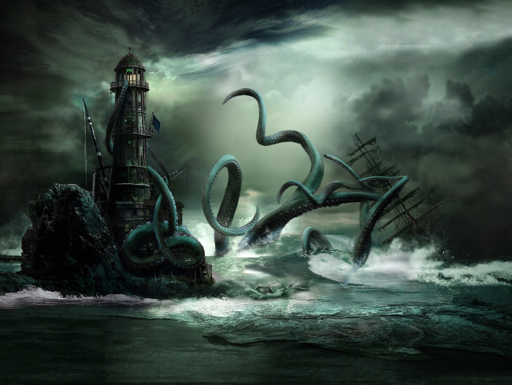 海洋背景挿絵素材集