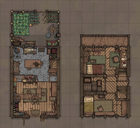 TRPG建築マップ素材集 Ⅱ