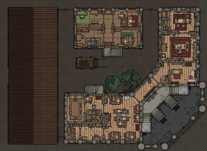 TRPG建築マップ素材集 Ⅱ