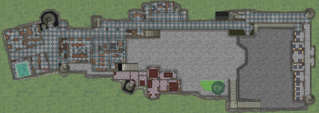 TRPG建築マップ素材集 Ⅱ