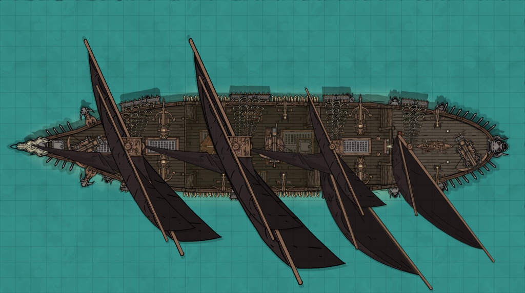 ファンタジー船舶マップ集