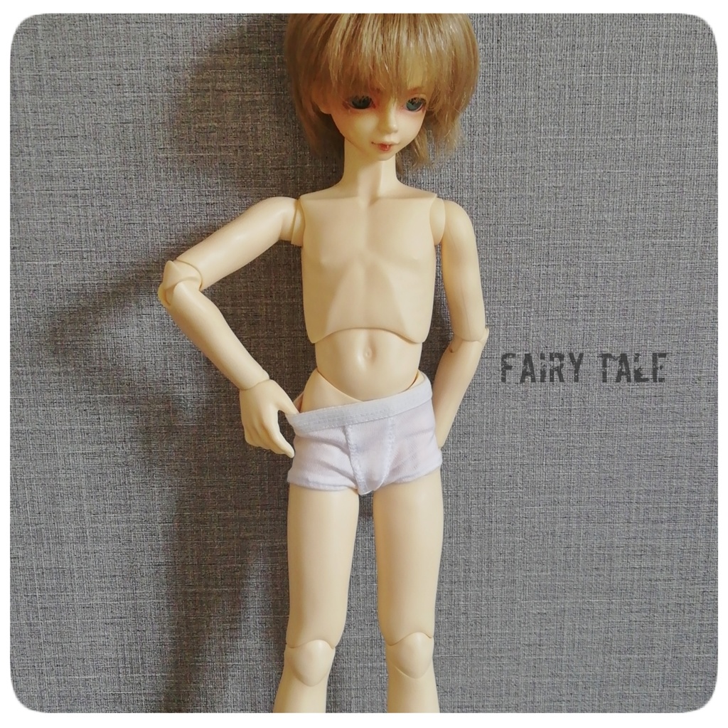 SDCute boy sizeボクサーパンツ(白) boxer shorts(white)