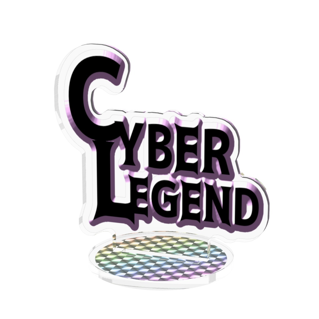 CYBERLEGENDロゴアクリルスタンド