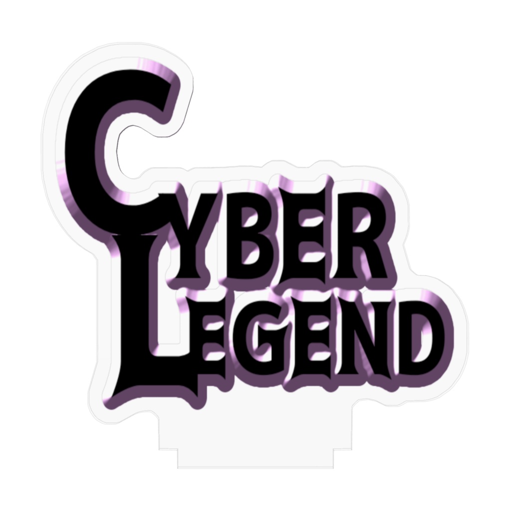 CYBERLEGENDロゴアクリルスタンド