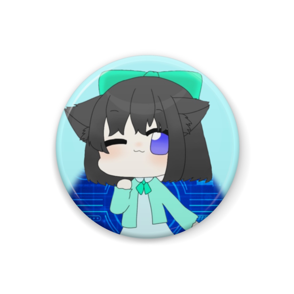 缶バッチ　夜鈴（イーリン）