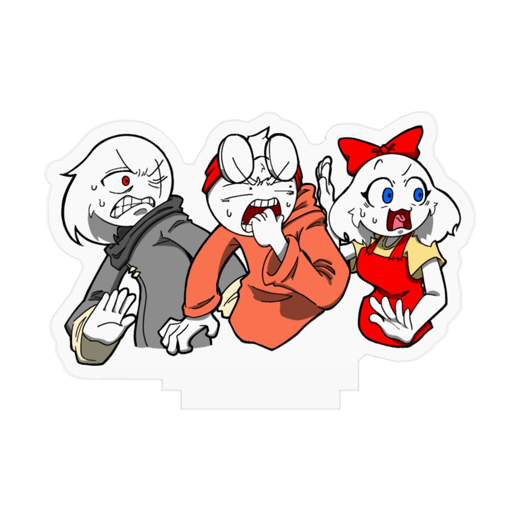 あじゃぱのアクスタ 「3馬鹿」