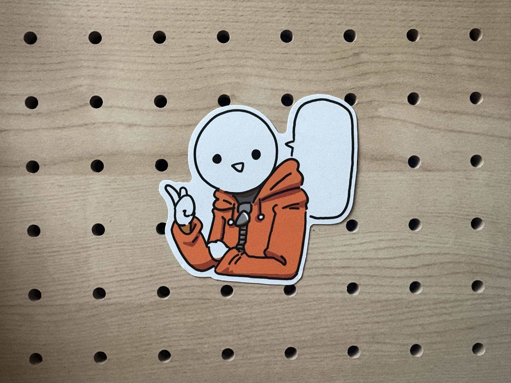 ちょいデカ!ステッカー