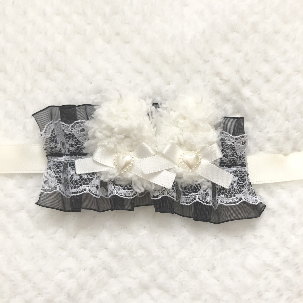 ぬいぐるみ用 ヘッドドレス 地雷系