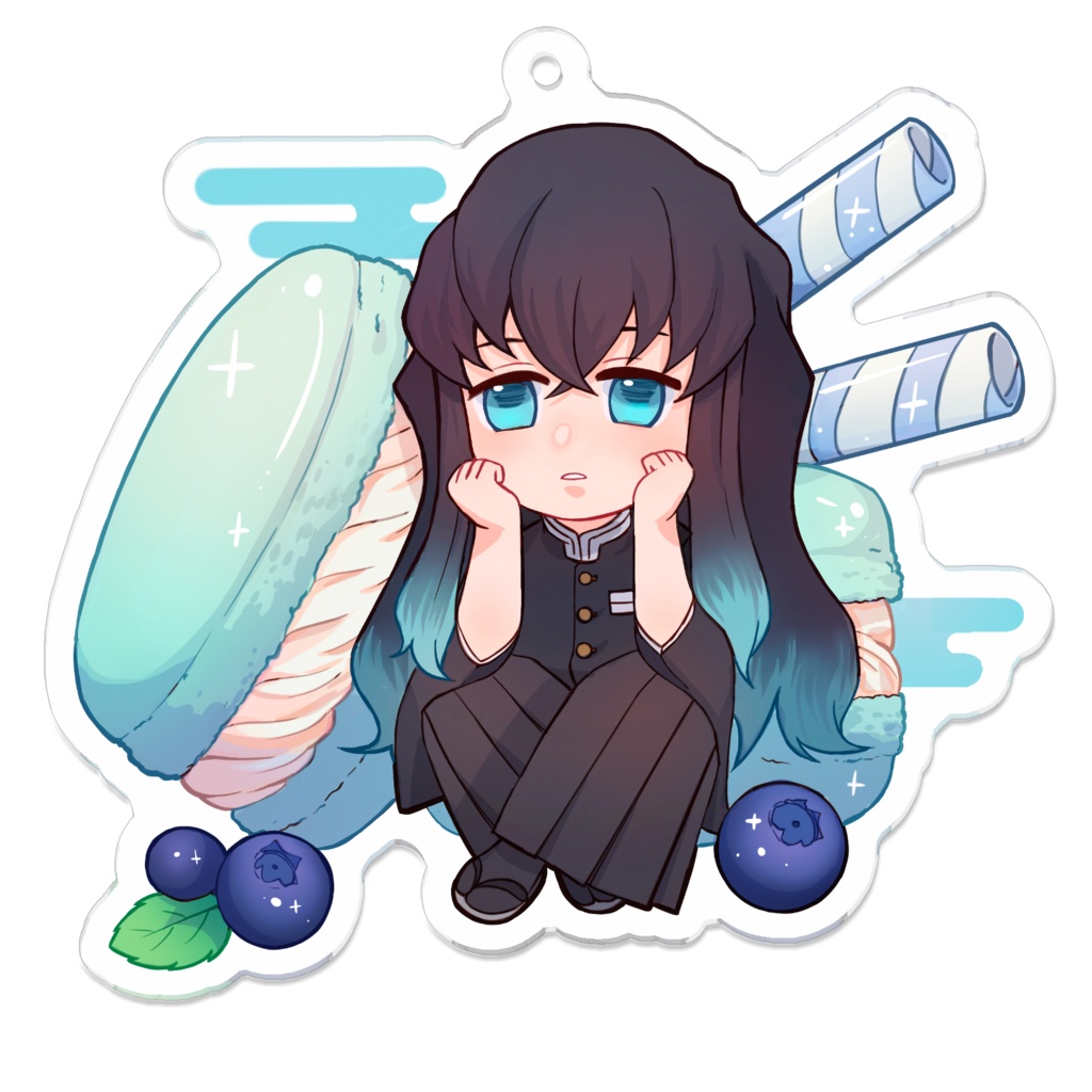 鬼滅の刃 Muichiro マクロン アクリルキーホルダー