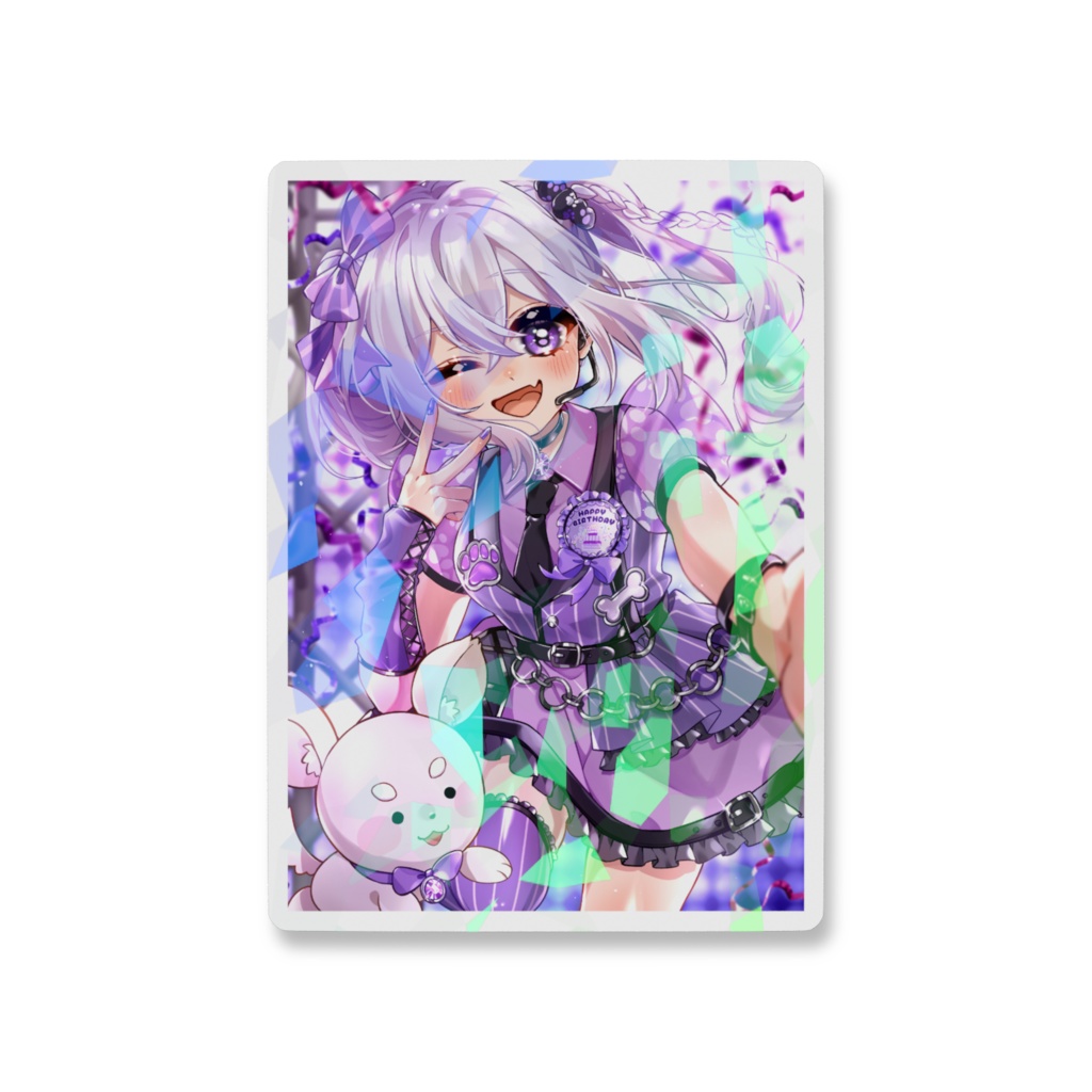 2025年戌丸こた生誕祭ホログラムスマホステッカー