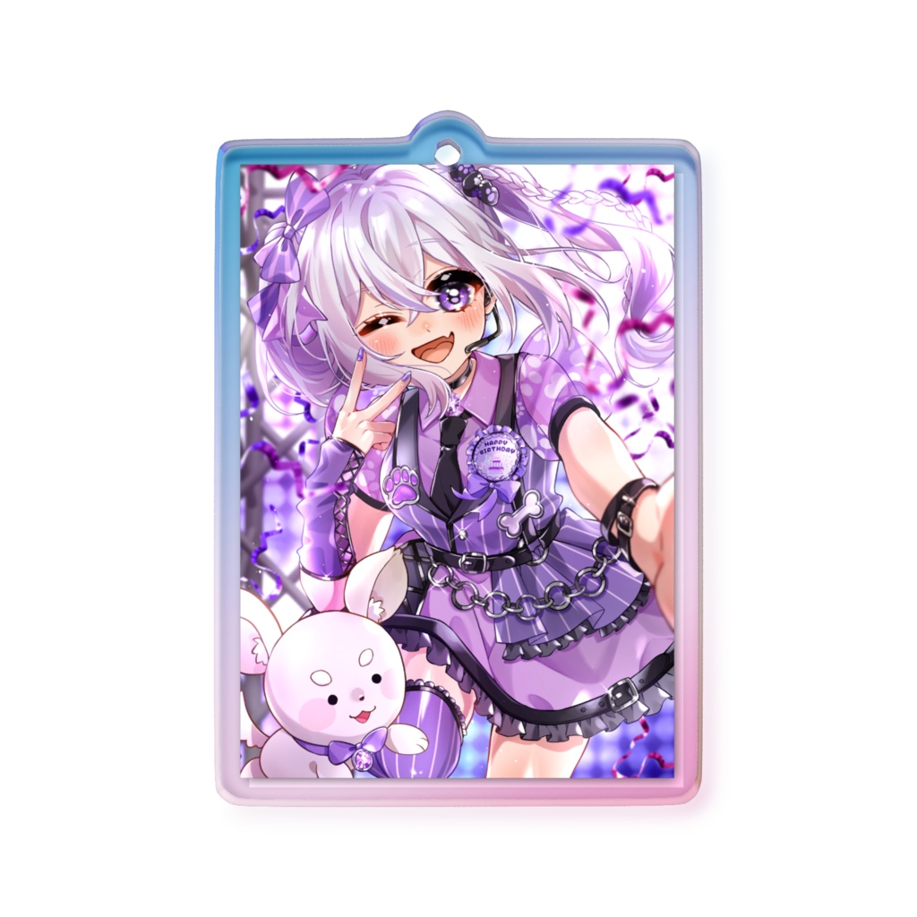 2025年戌丸こた生誕祭オーロラアクリルキーホルダー