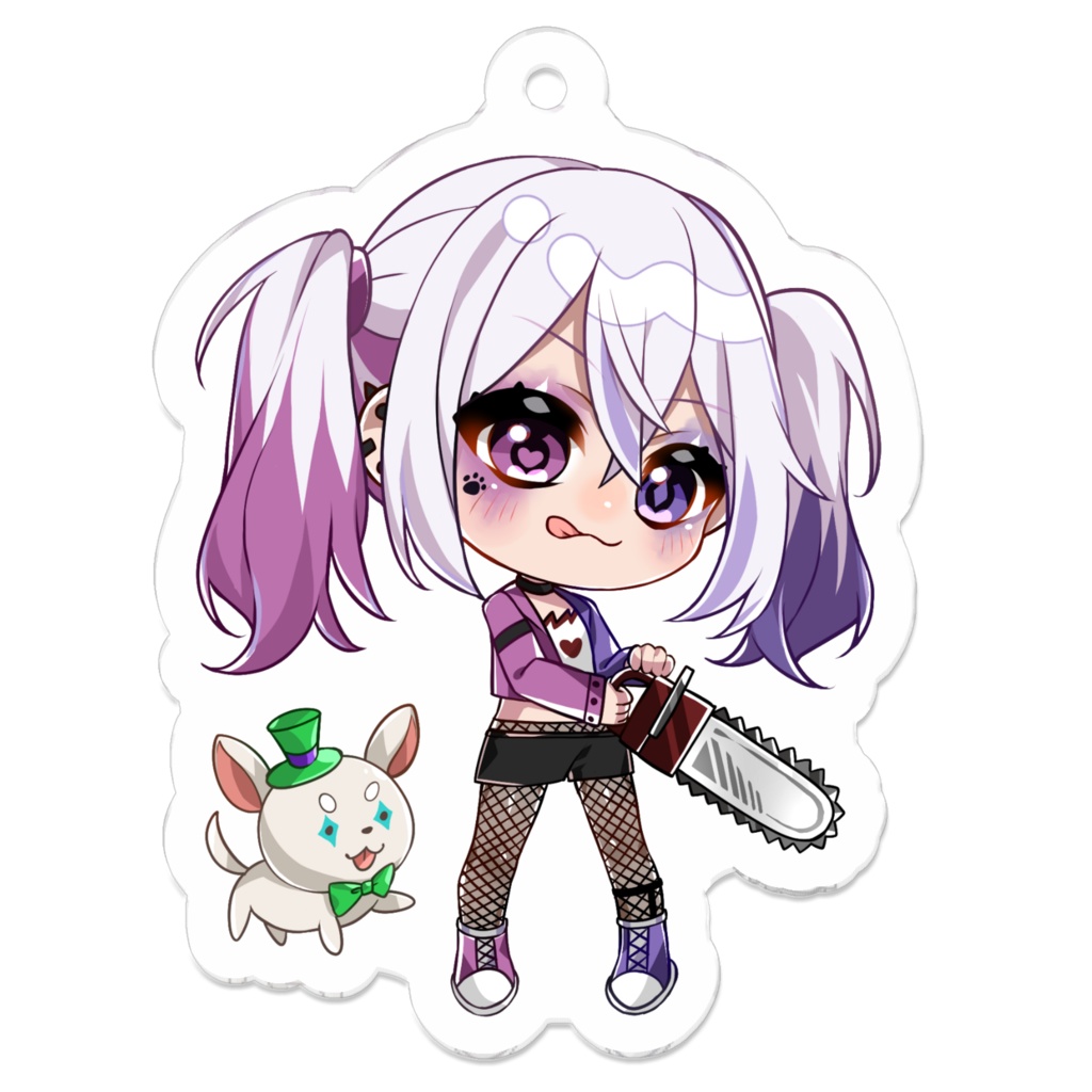 戌丸こたアクリルキーホルダー（チェンソー）