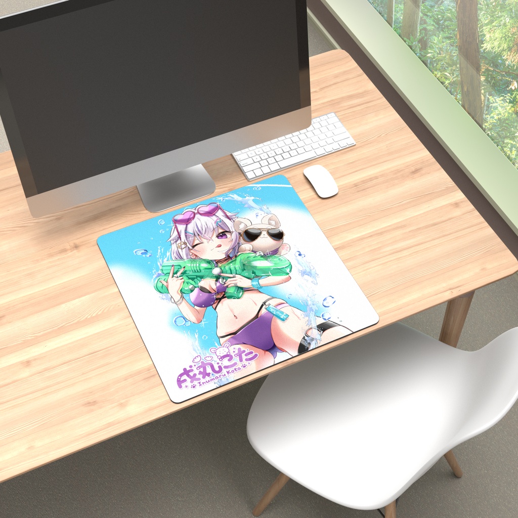 夏だ！水着だ！戌丸だぁー！小さいサイズのプレイマット