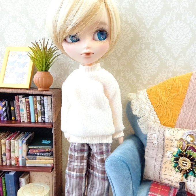 イスル・プーリップ共用サイズ 寒がりウィークエンド（グレーパープル）