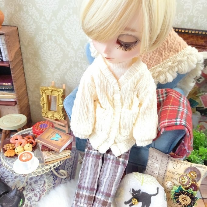 イスル・プーリップ共用サイズ 寒がりウィークエンド（グレーパープル）
