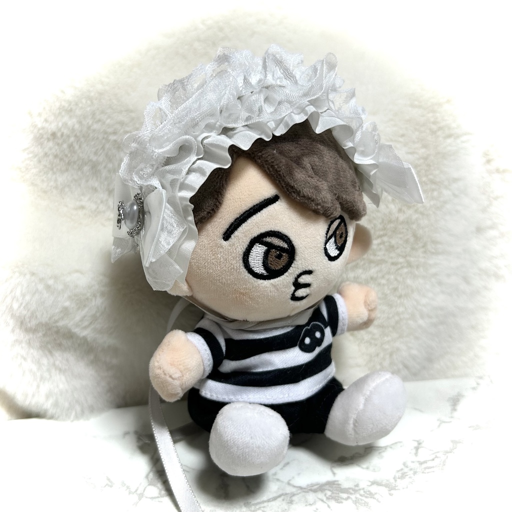 ♡  white frill angel headdress