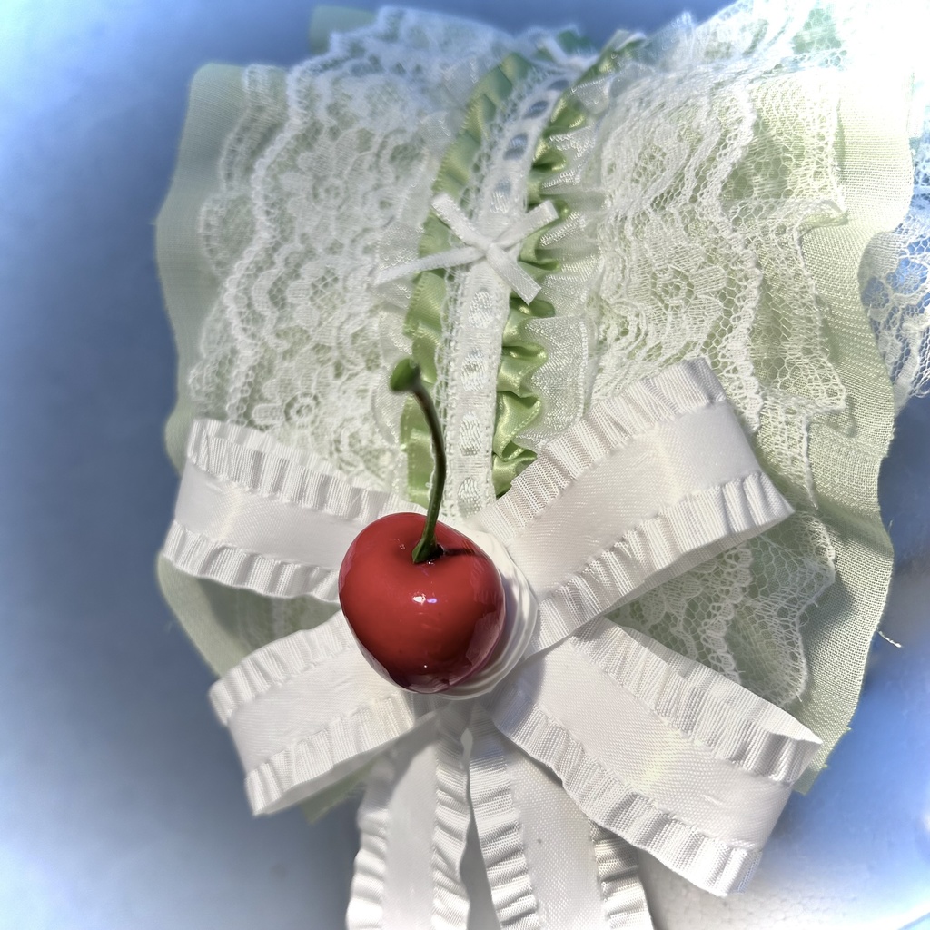 โก cream soda cherry headdress