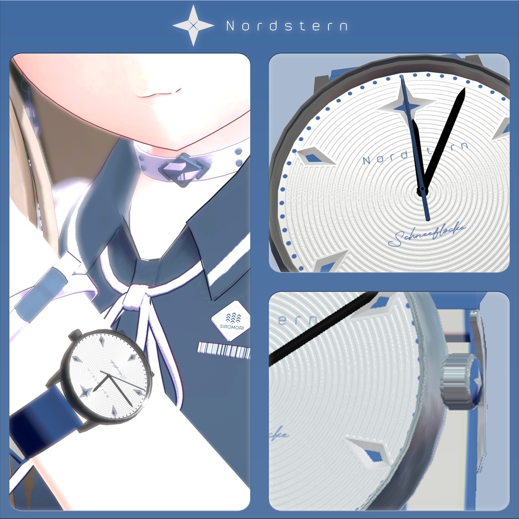 NORDSTERN Schneeflocke Analog Watch