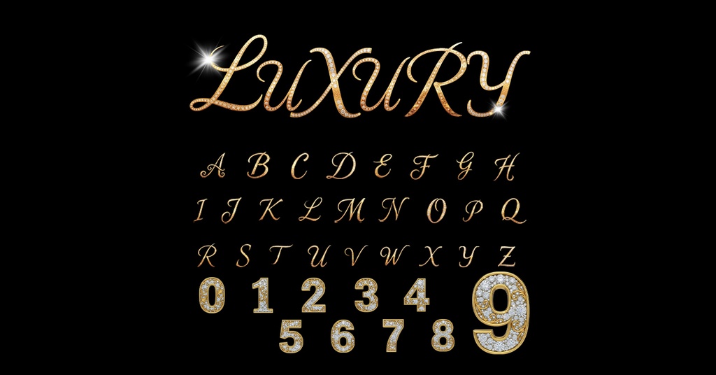 ラグジュアリーフォント
