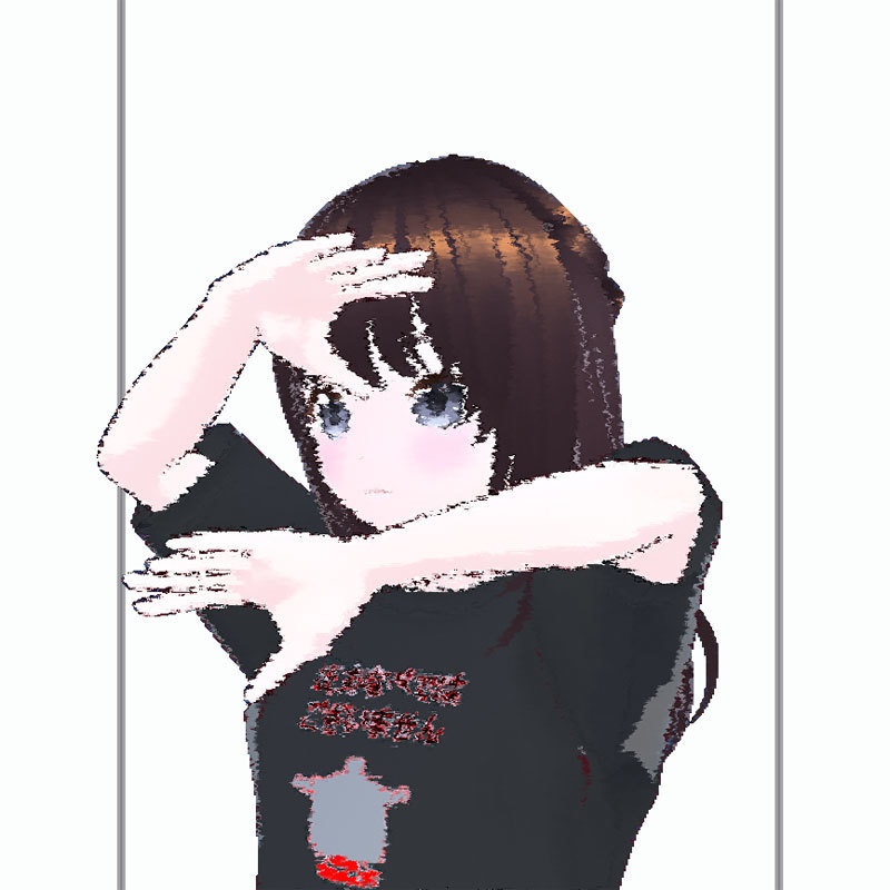 縦線を2本入れただisuけの画像