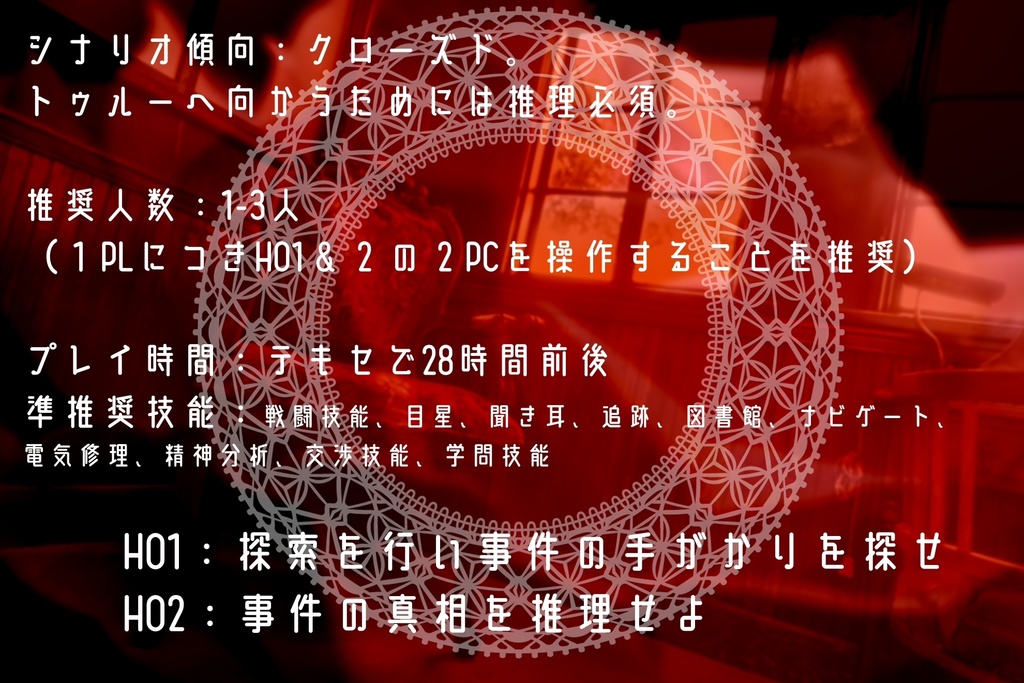 【CoC】魔女に捧げるアンプロンプチュ