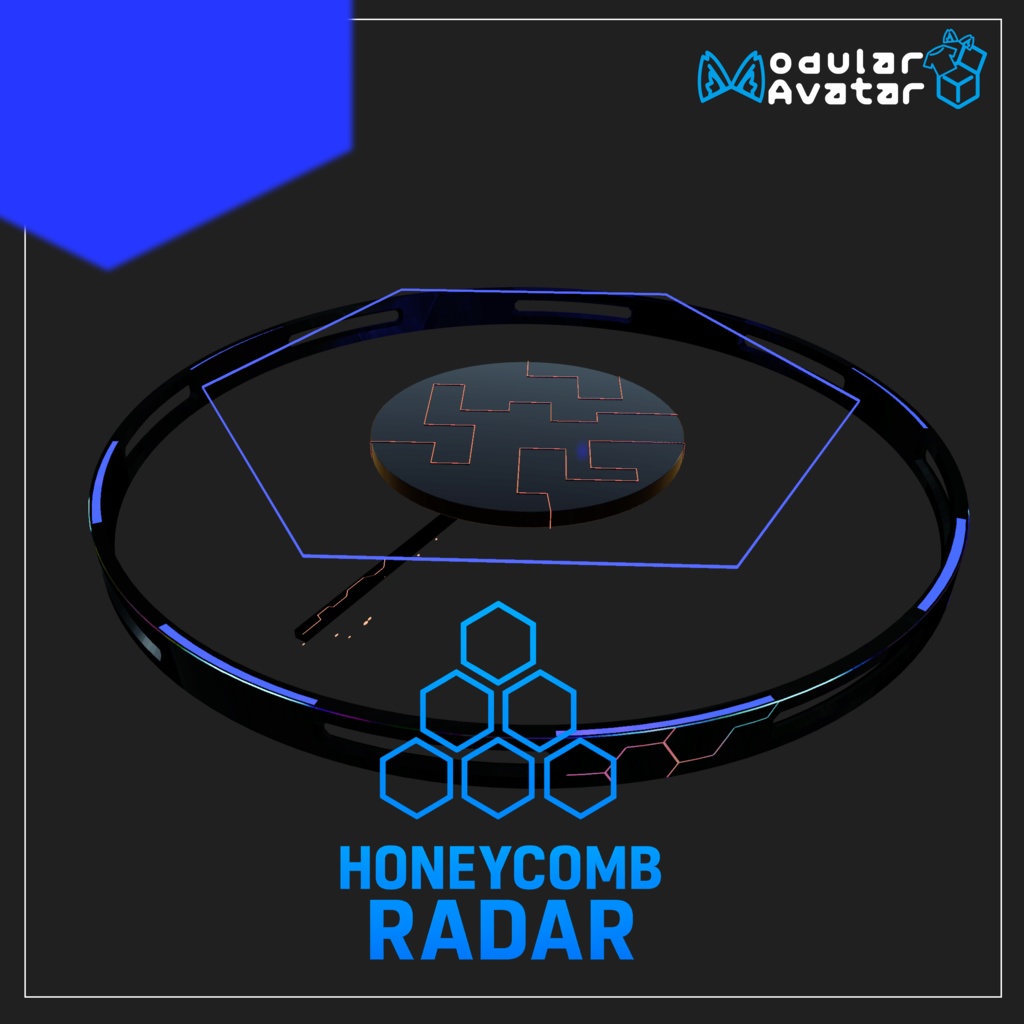【MA対応】ハニカムレーダーヘイロー【VRC想定】
