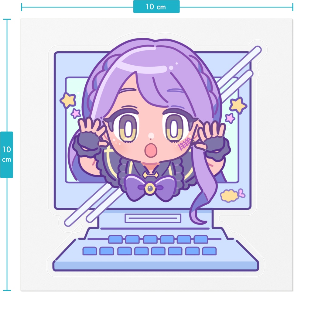 shrimin wow sticker - 1️⃣