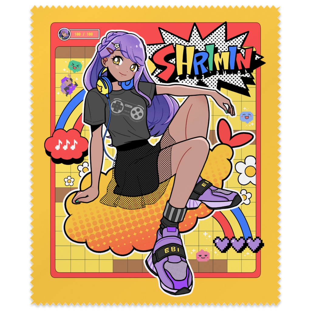 shrimin Microfibre cloth メガネ拭き - 6️⃣