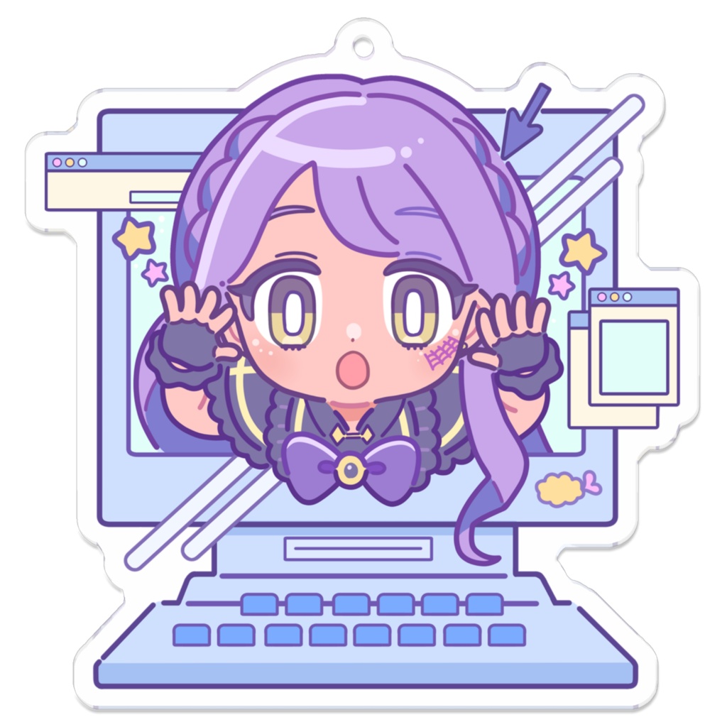 shrimin wow アクリルキーホルダー - 1️⃣