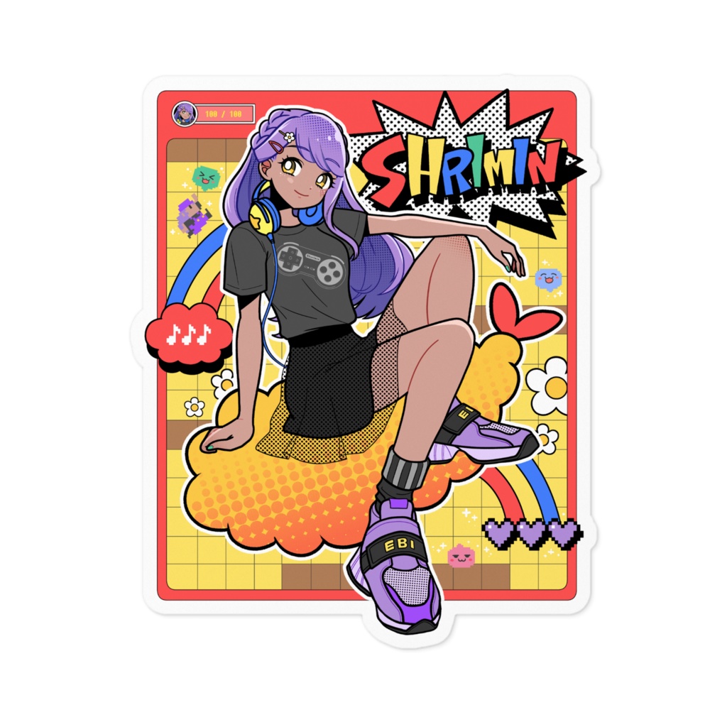 shrimin Super sticker - 1️⃣