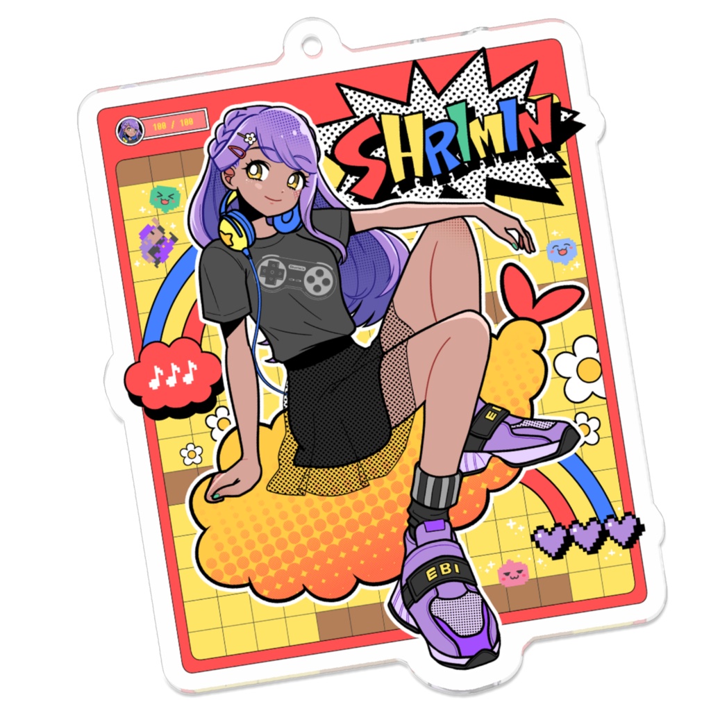 shrimin Super アクリルキーホルダー - 1️⃣