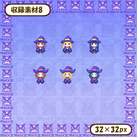 ドット絵素材 ハロウィーン編