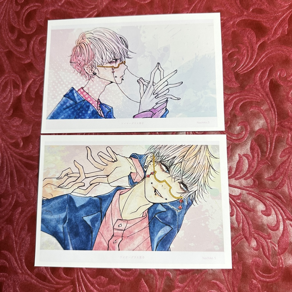 残1【ポストカード&ステッカー】フェチ男子シリィズセット