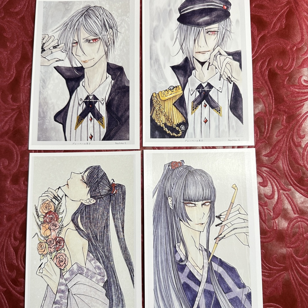 残1【ポストカード＆ステッカー】フェチ男子シリィズセット