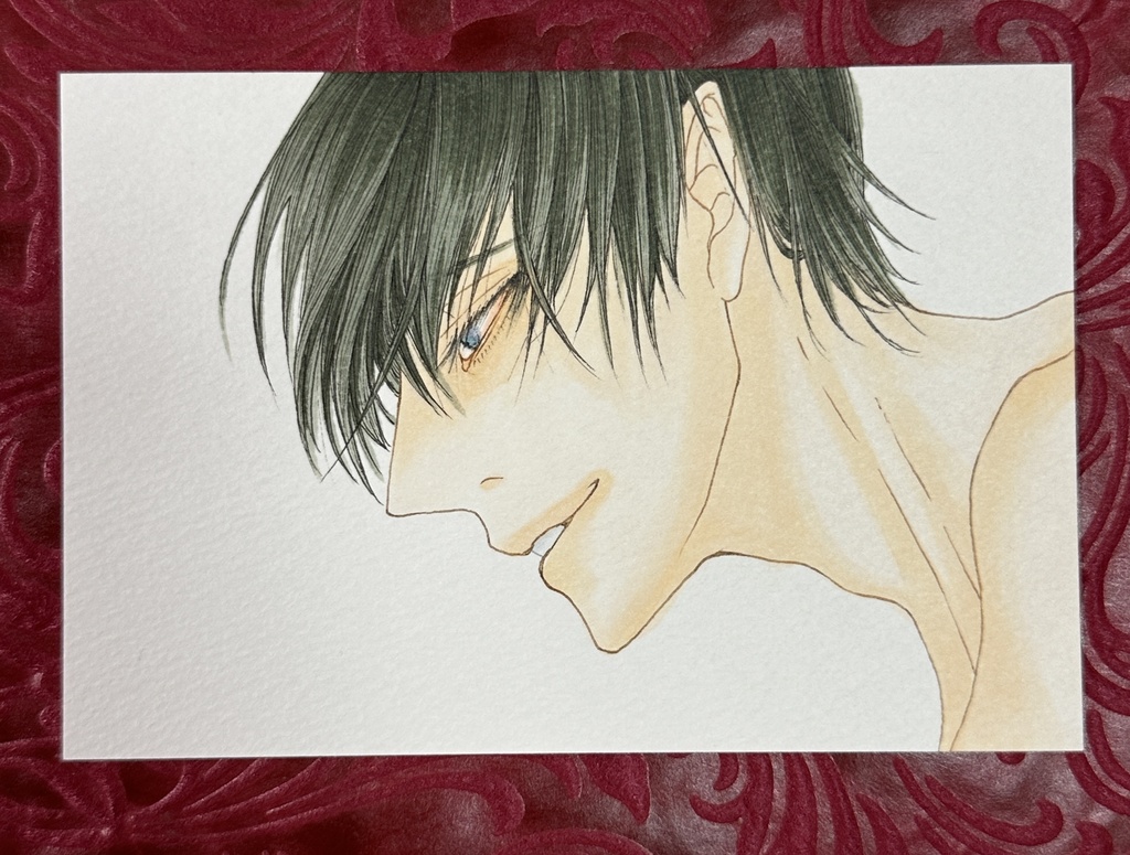 【フレーム付き原画】性癖~ 首絞め ~