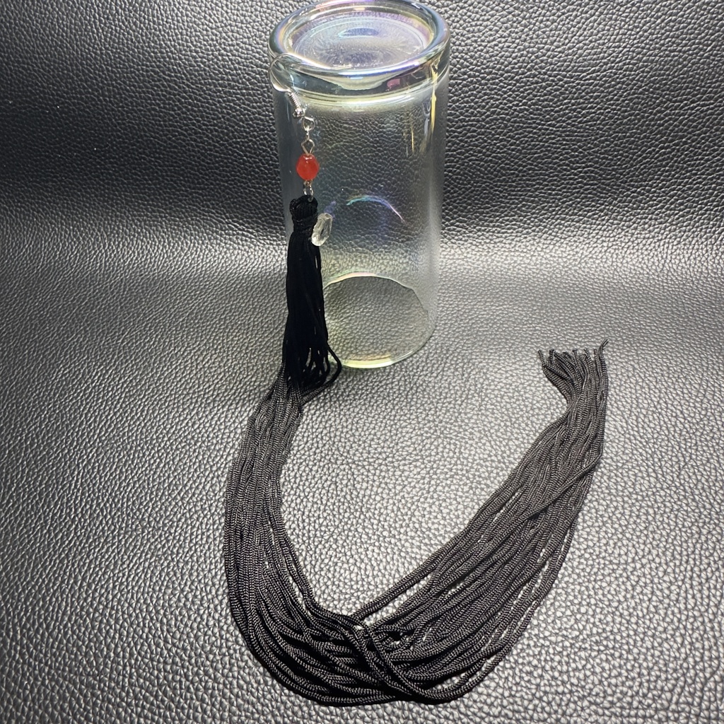 ロングタッセルピアス 4【ハンドメイド作品】