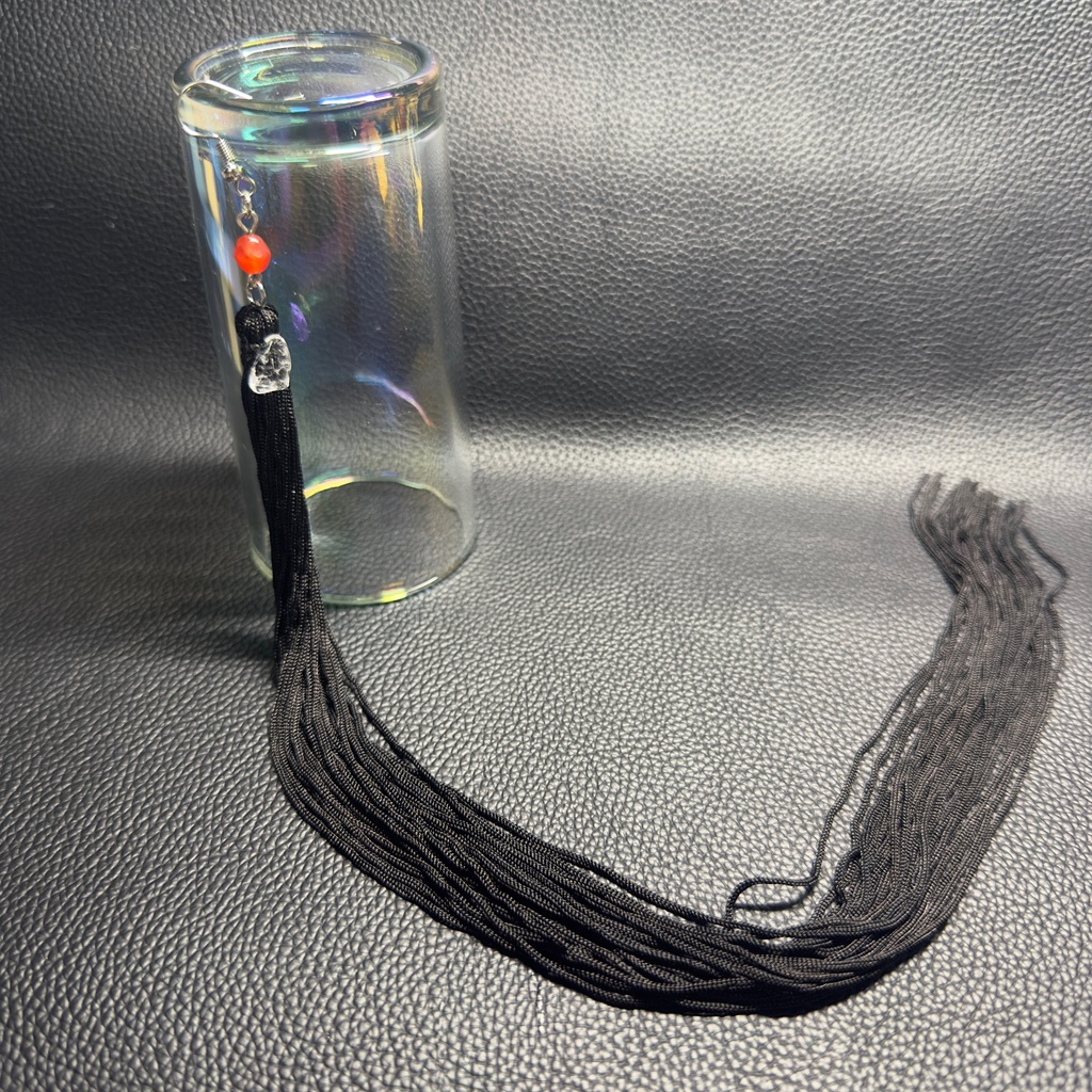 ロングタッセルピアス 6【ハンドメイド】