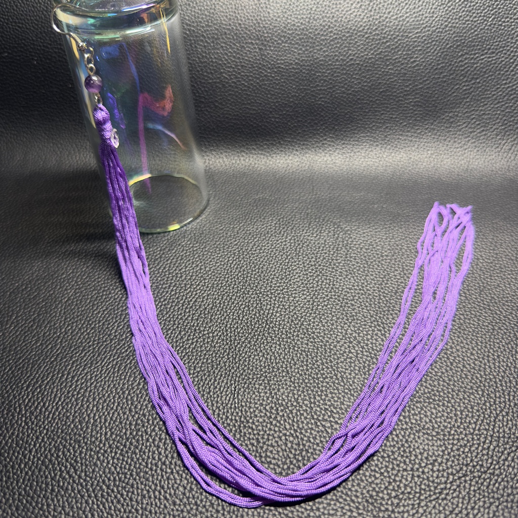 ロングタッセルピアス 8【ハンドメイド作品】