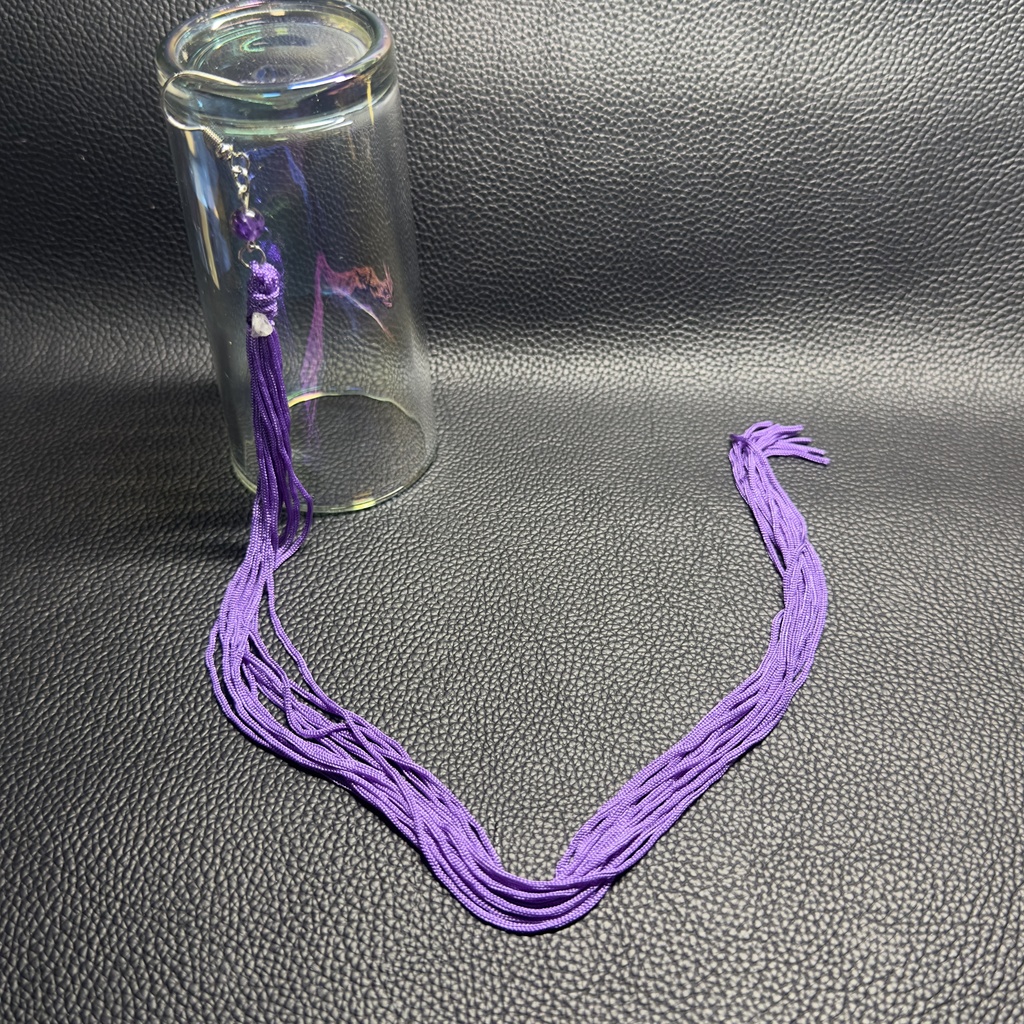 ロングタッセルピアス 9【ハンドメイド作品】