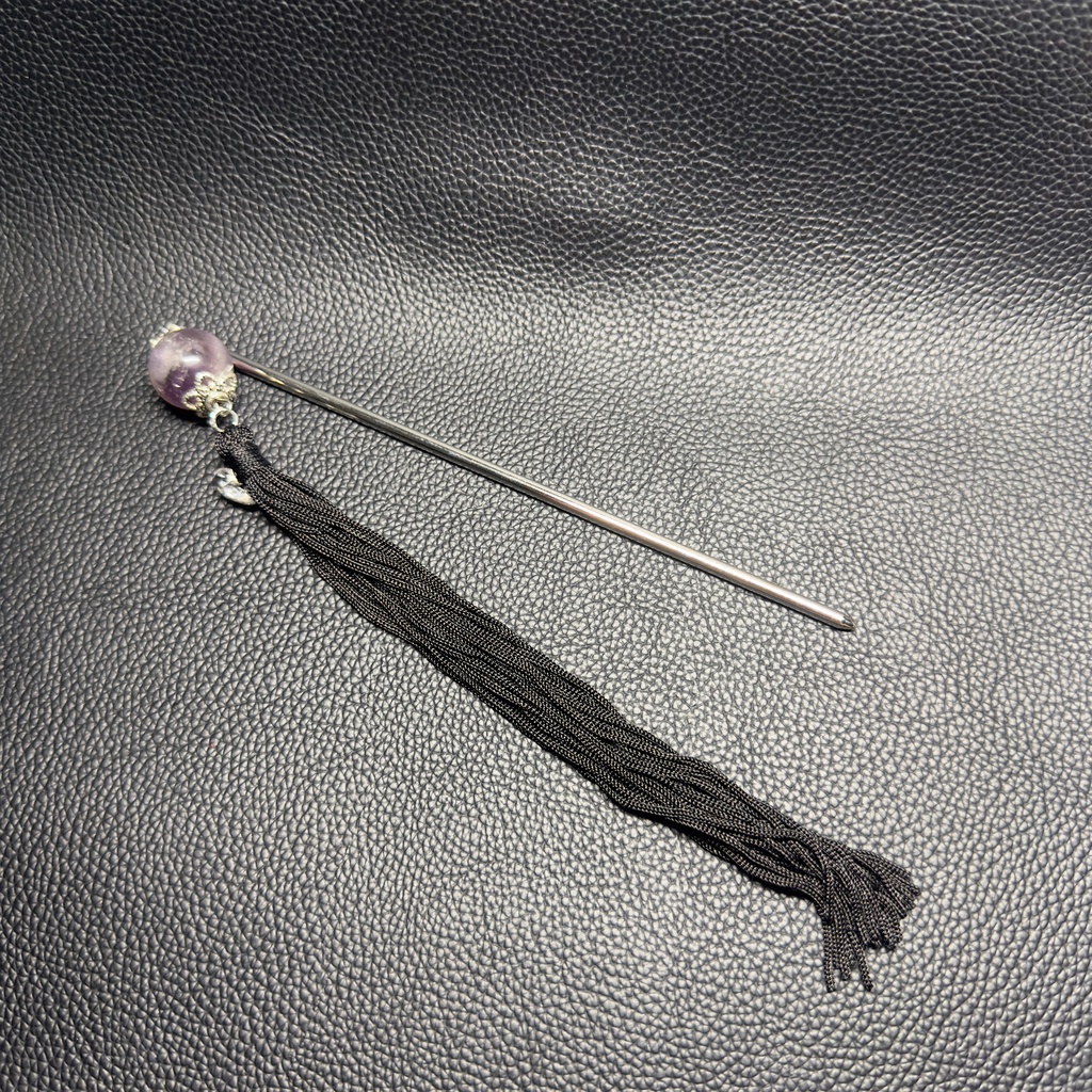ロングタッセル簪 4【ハンドメイド作品】