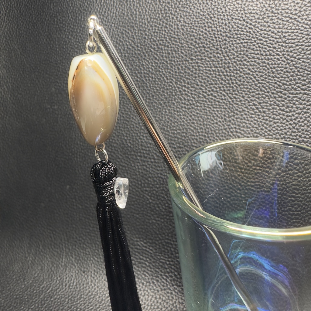 ロングタッセル簪 5【ハンドメイド作品】