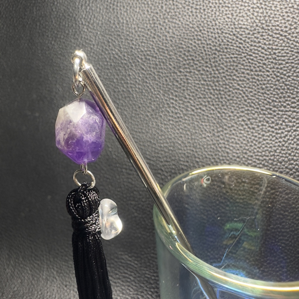 ロングタッセル簪 7【ハンドメイド作品】