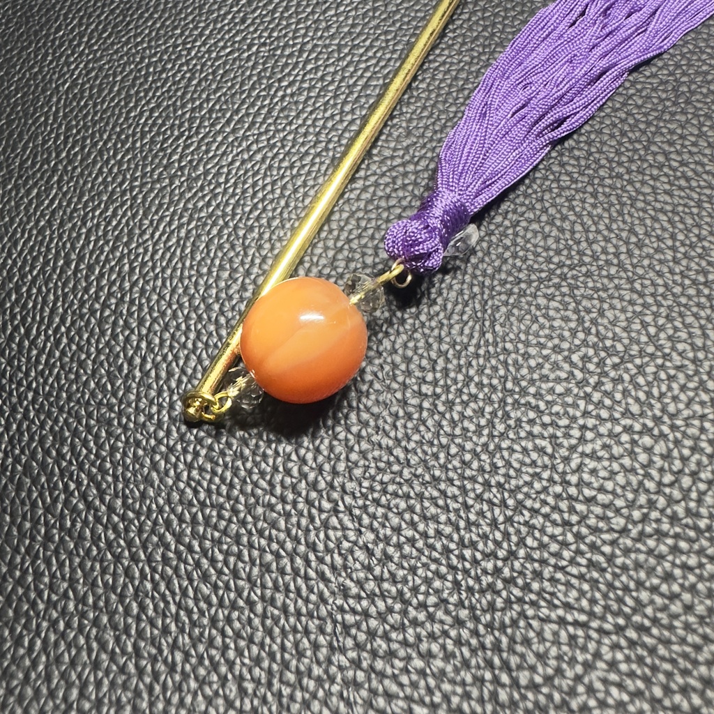 ロングタッセル簪 10【ハンドメイド作品】