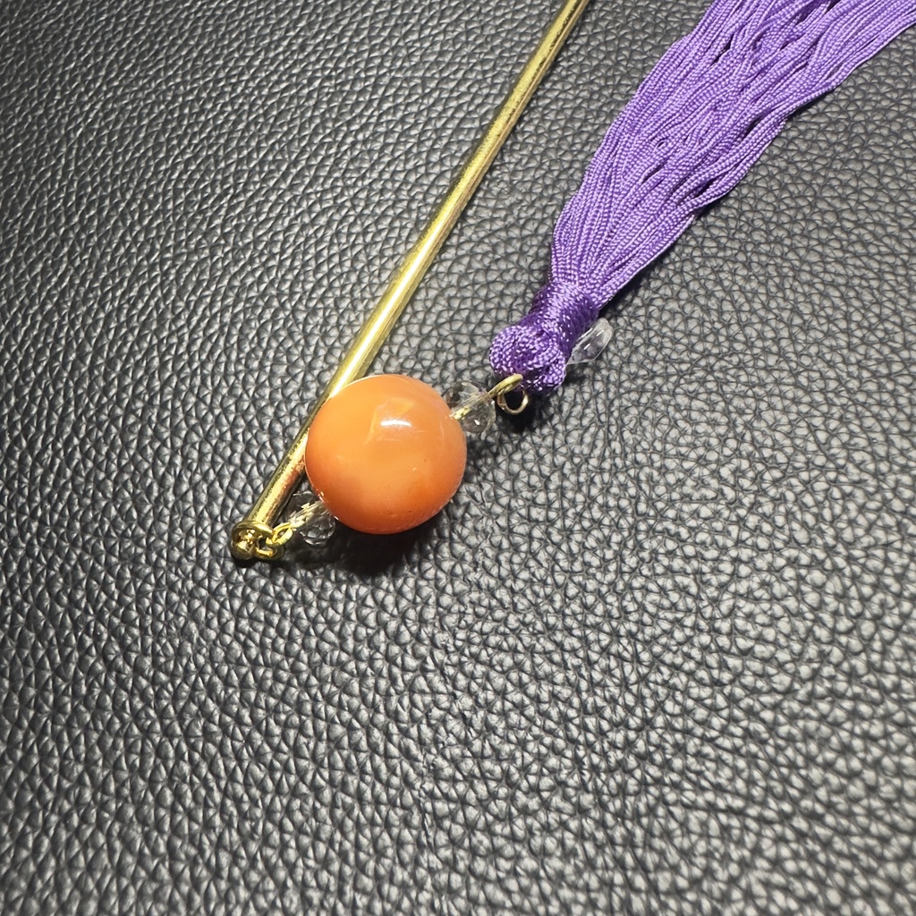 ロングタッセル簪 10【ハンドメイド作品】