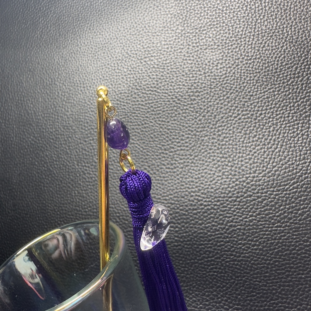 ロングタッセル簪 13【ハンドメイド作品】