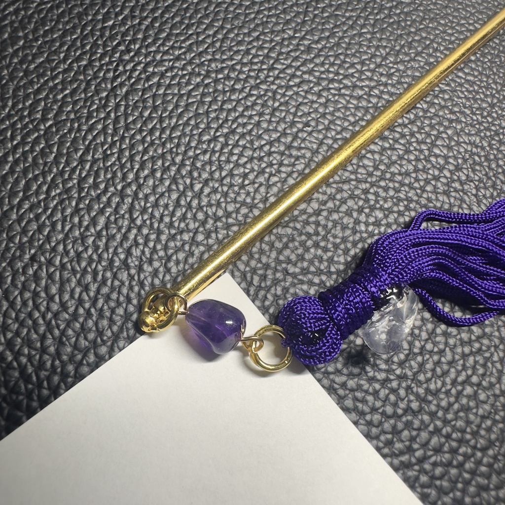 ロングタッセル簪 13【ハンドメイド作品】