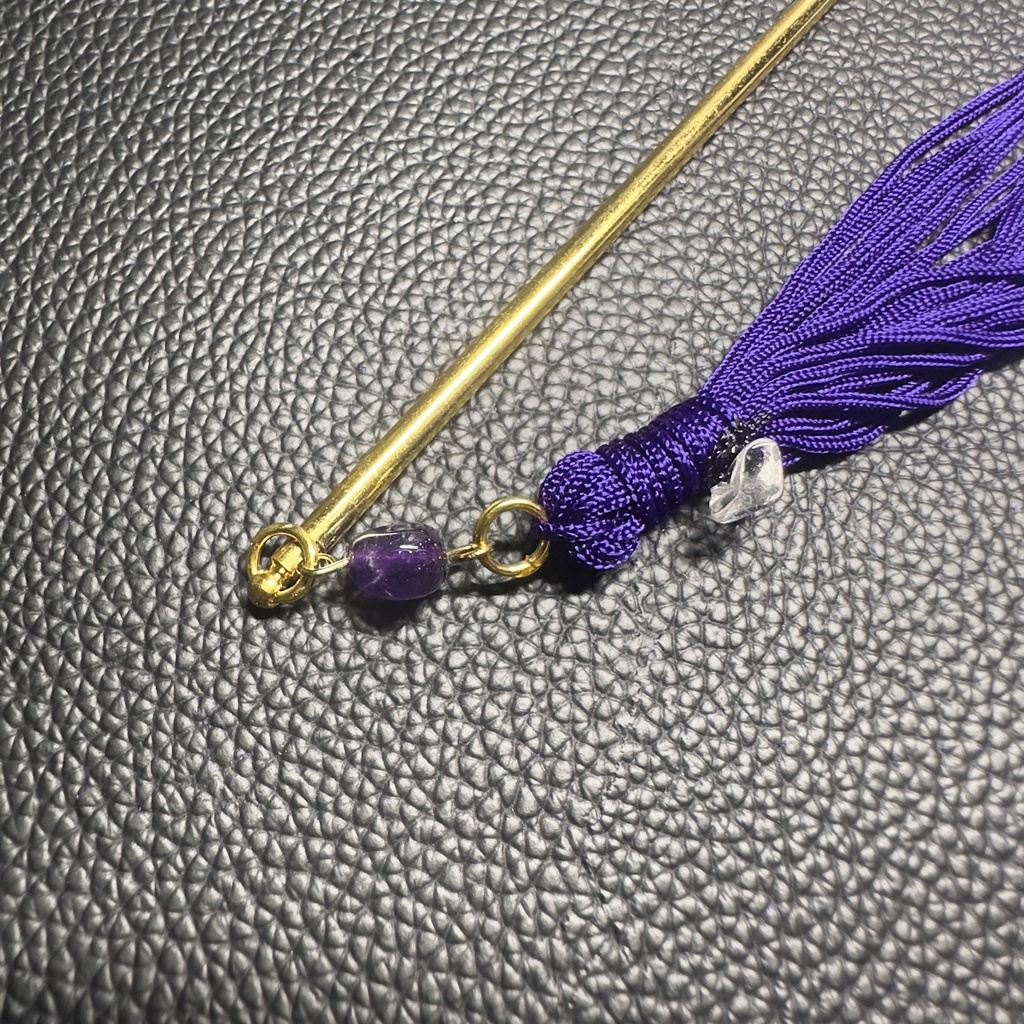 ロングタッセル簪 16【ハンドメイド作品】