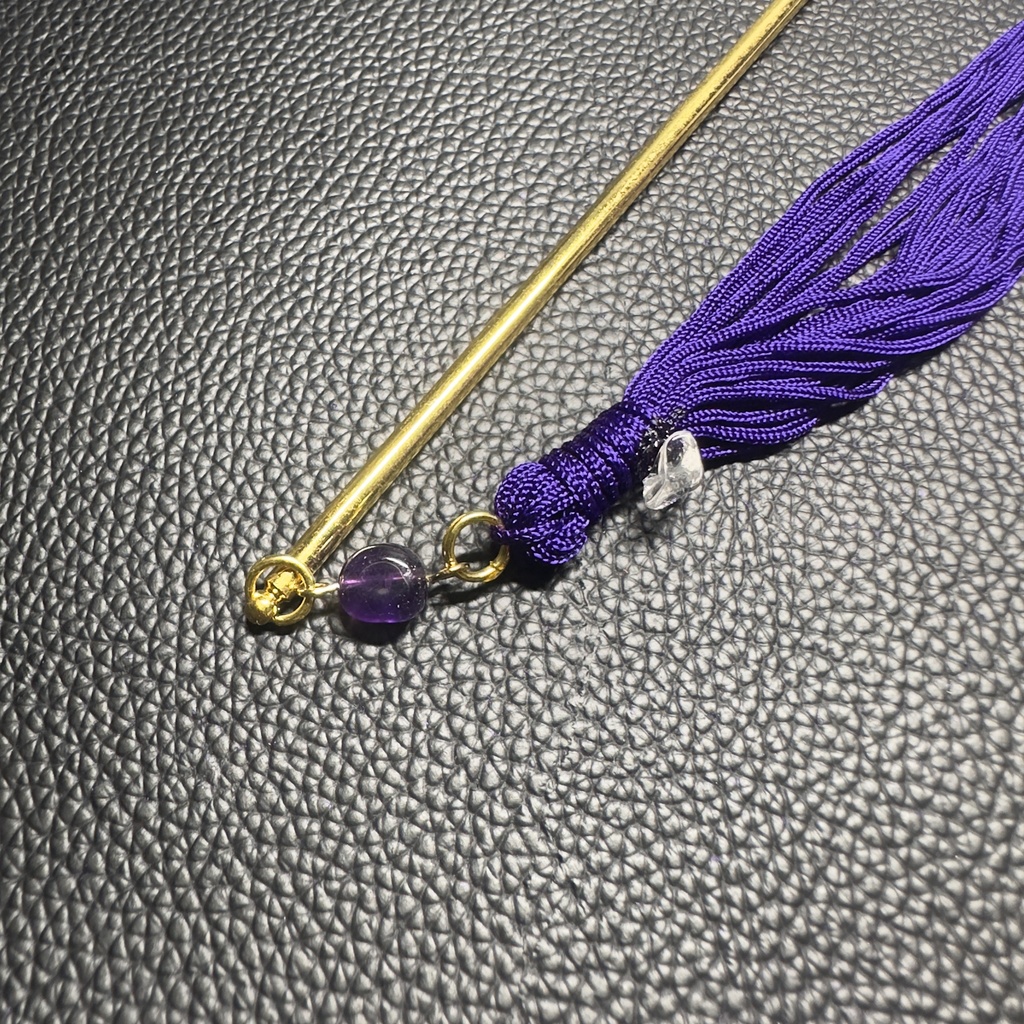 ロングタッセル簪 16【ハンドメイド作品】