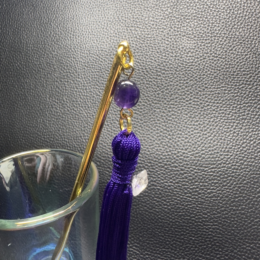 ロングタッセル簪 16【ハンドメイド作品】