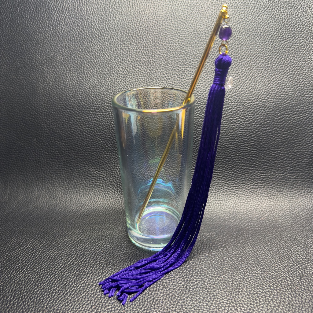 ロングタッセル簪 16【ハンドメイド作品】